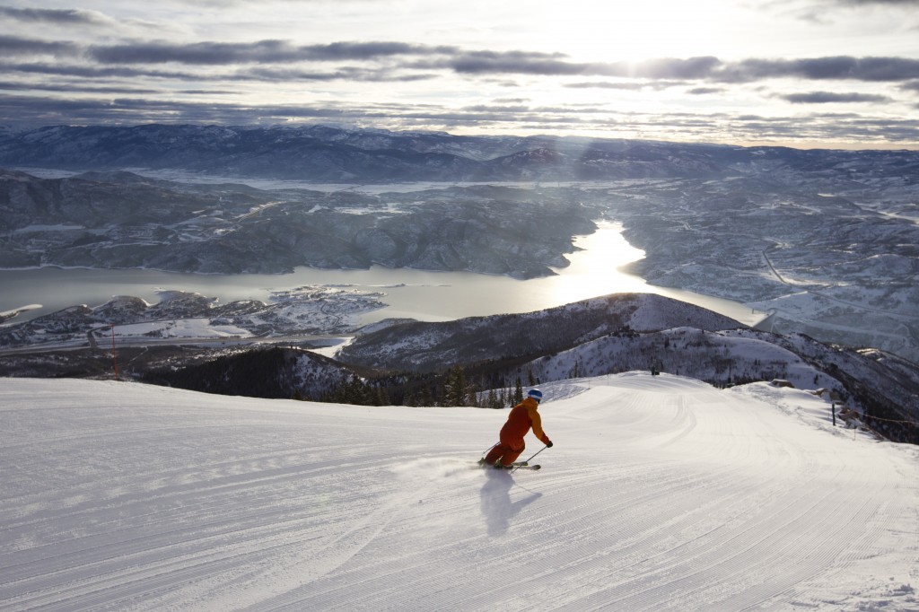 Groomed skiing at Deer Valley