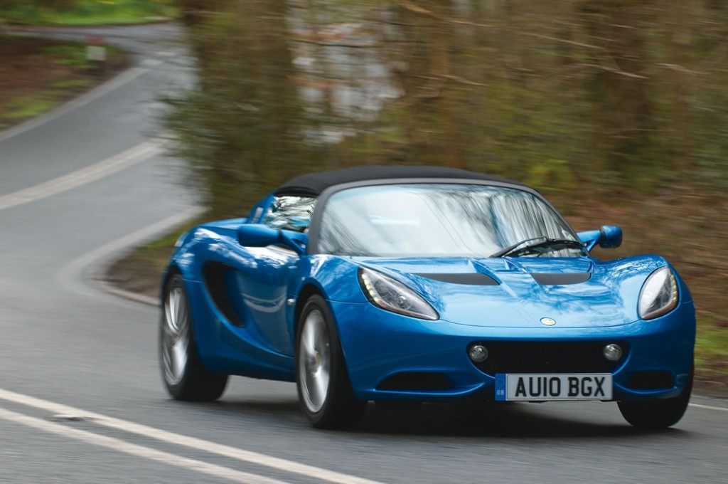 Lotus Elise blue