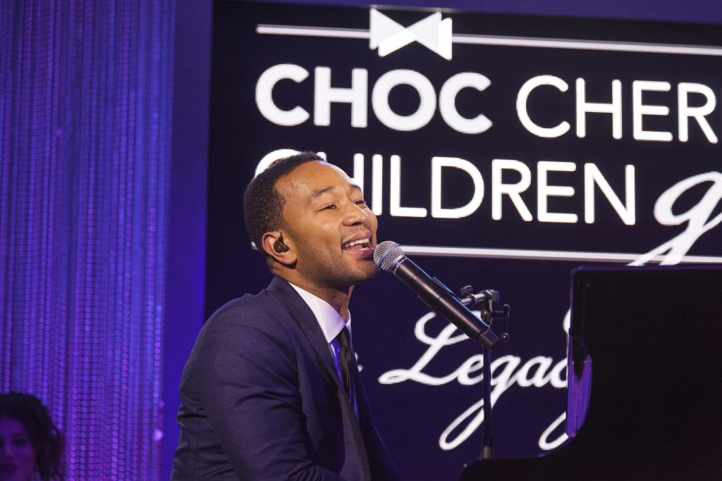 John Legend performs at the CHOC Cherishes Children Gala held Feb. 7, 2015.