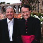 Wylie Aitken and Honoree Reverend Monsignor Arthur Holquin