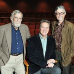 (l. to r.) South Coast Repertory Founding Artistic Director Martin Benson; Artistic Director Marc Masterson; and Founding Artistic Director David Emmes. Photo by Doug Gifford.:directors