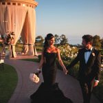 Pelican Hill Black wedding gown credit to John & Joseph Photography Inc. for Details, Detail