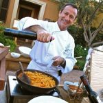 Pelican Hill Italian Street Festa Exec. Chef Serving Pasta