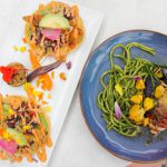 Cultivar vegetarian tacos and grilled chicken breast_credit Ashley Ryan