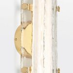 Willamette 16 LED Clear Fluted Glass Wall Sconce