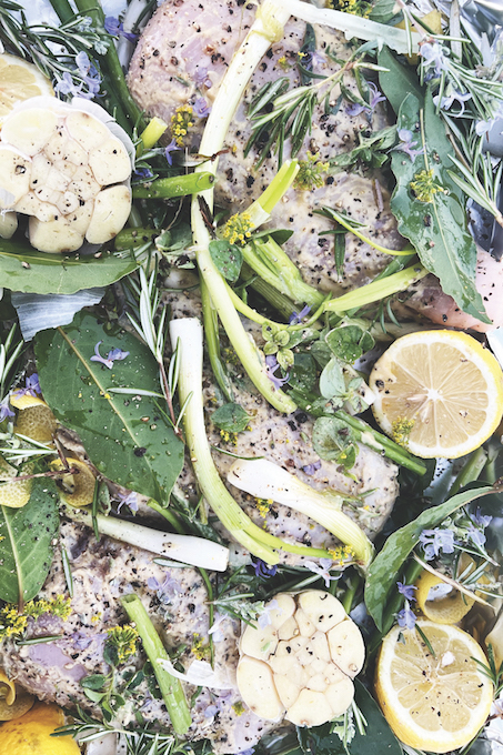 608 Dahlia chicken with herbs-credit Jessica Roy