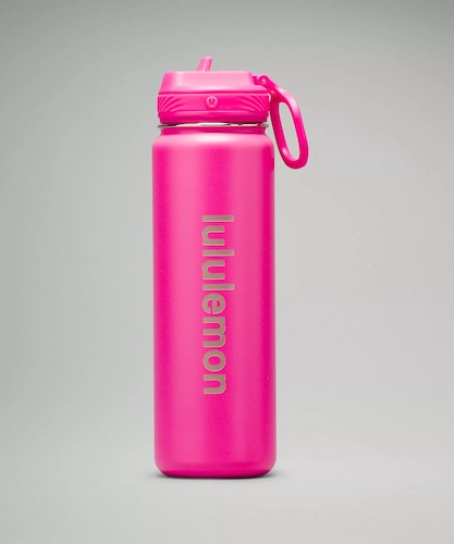 LuLuLemonPinkWaterBottle