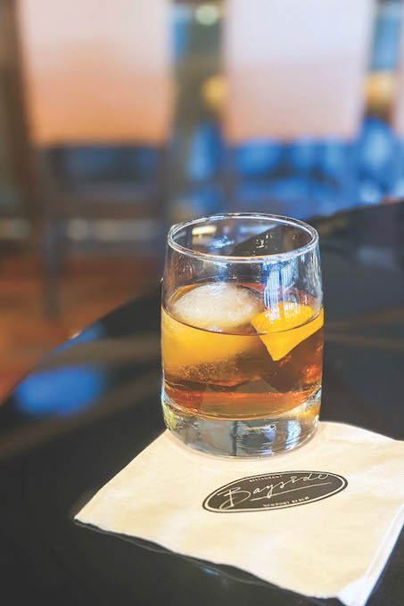 Bonfire Old-Fashioned at Bayside Restaurant_credit Bayside Restaurant